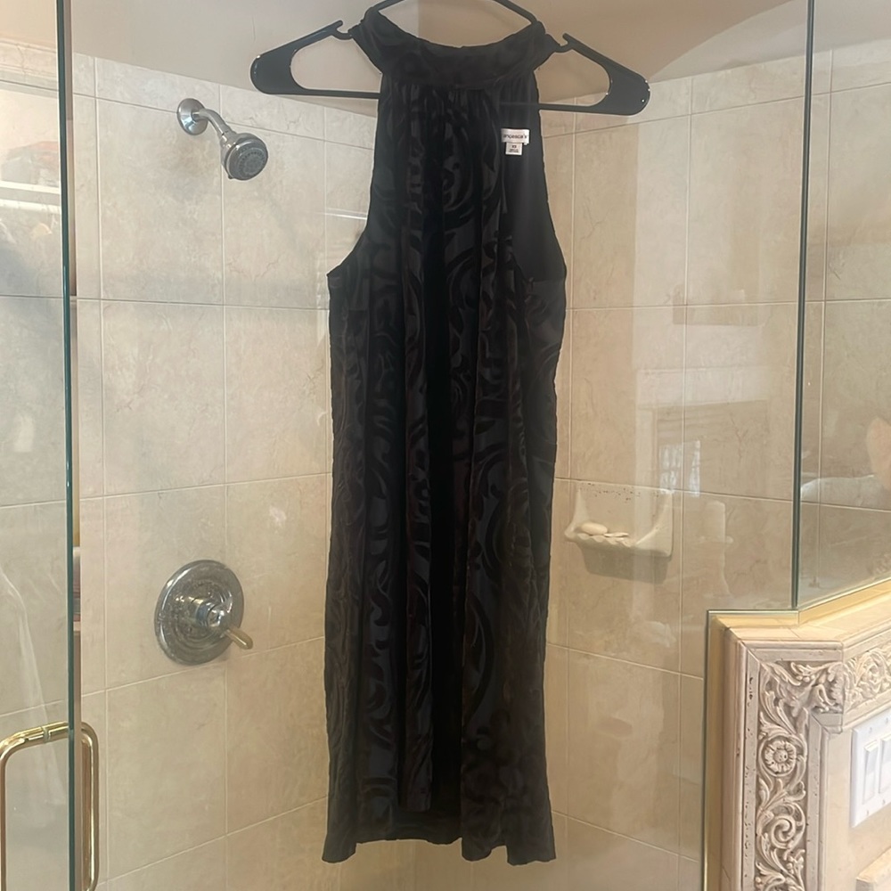 Francesca’s - burnt “velvet” mini